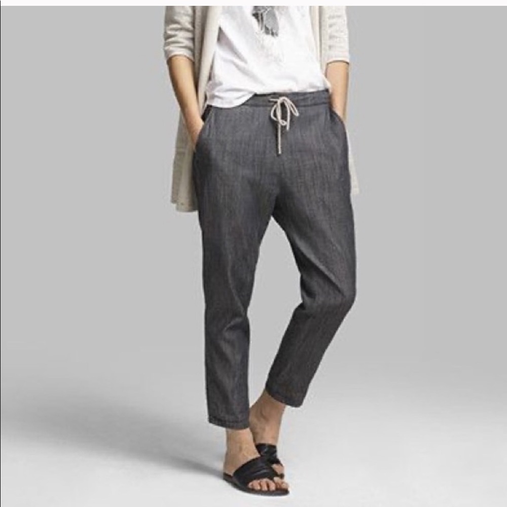 Eileen Fisher Tencel & Cotton Drawstring Pants